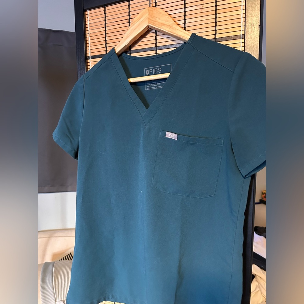 Figs Scrub Top Catarina (Teal)